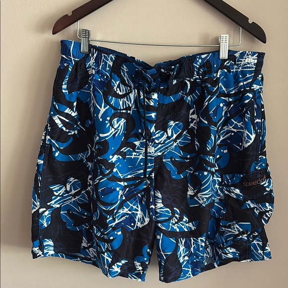 Speedo Other - Speedo Men's Blue and Black Swim Shorts